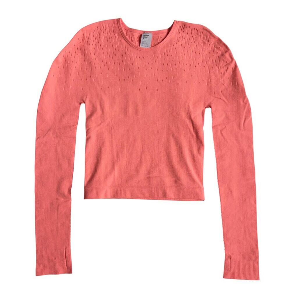 Fabletics Ombre Long-Sleeve SculptKnit® Top (Wild Nectar) - Size Small